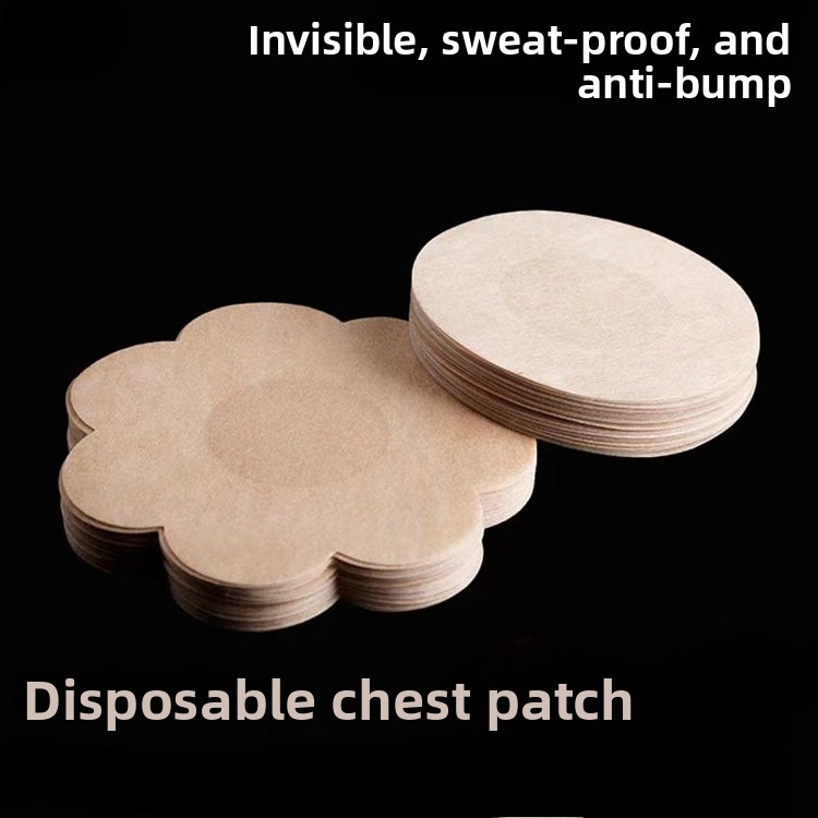 Nipple Cover Pasties - แผ่นปิดจุกนมแบบใช้แล้วทิ้ง ทำจากผ้าไม่ทอ บางเฉียบ ระบายอากาศได้ดี สำหรับผู้หญิง ป้องกันการมองเห็นและป้องกันการเสียดสี