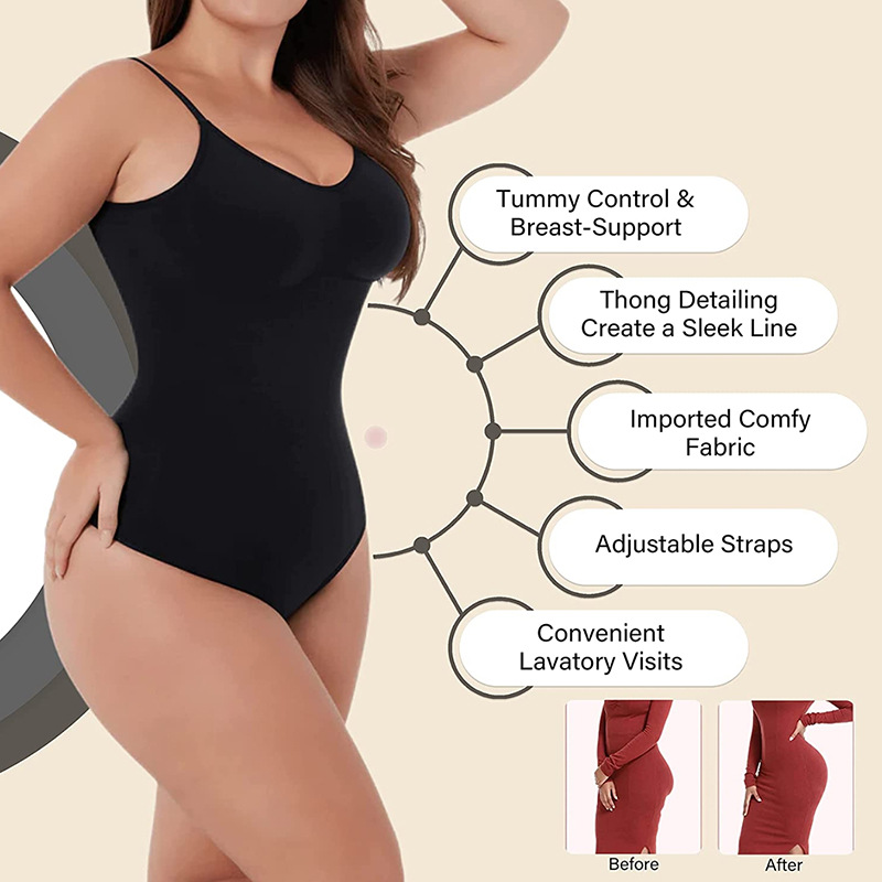 บอดี้สูทกระชับสัดส่วนไร้รอยต่อ - Shapewear Bodysuit Firm บทวิจารณ์และราคา