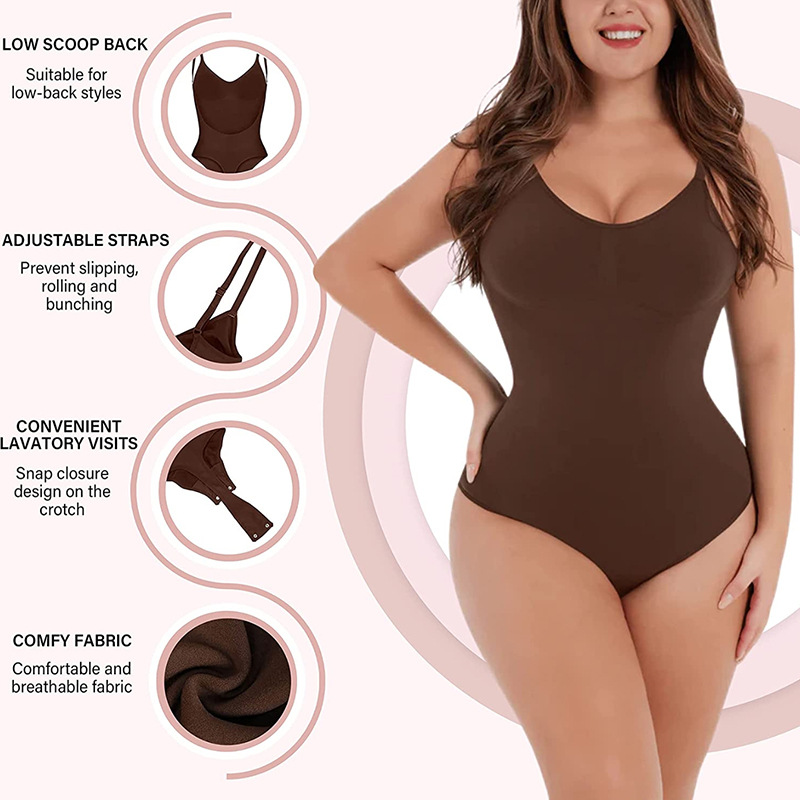 บอดี้สูทกระชับสัดส่วนไร้รอยต่อ - Shapewear Bodysuit Firm บทวิจารณ์และราคา