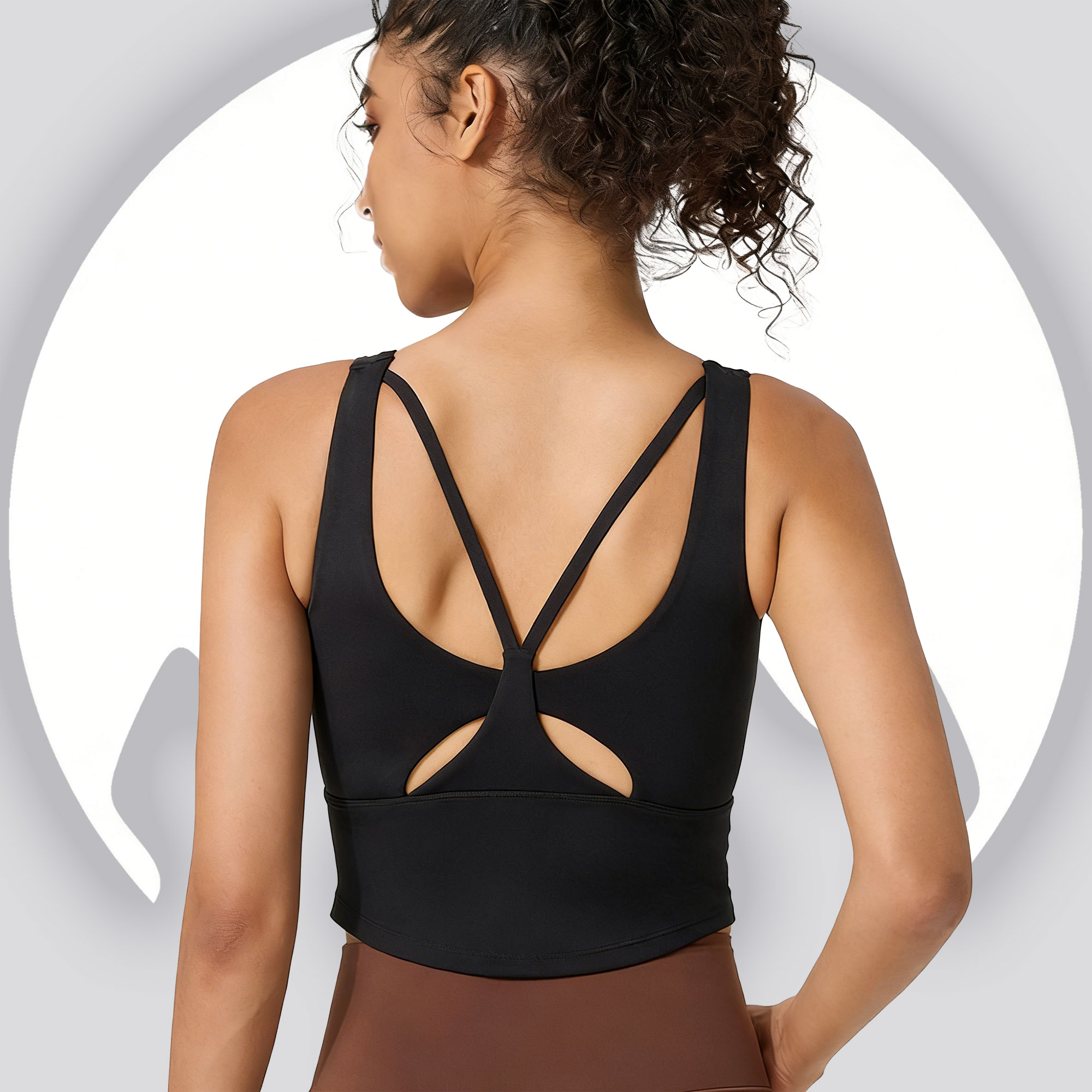 เสื้อชั้นในกีฬาโยคะแบบฟิกซ์คัพ - Sports Bra High Impact บทวิจารณ์และราคา